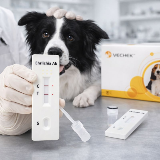Prueba para Ehrlichia Canis (ab) Vechek - Kit con 10 pruebas