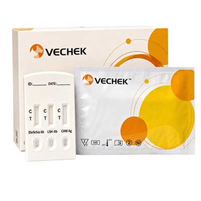 Prueba de Hemoparásitos Triple Vechek - Kit con 10 pruebas
