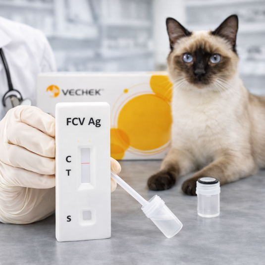 Prueba de Calicivirus Felina (ag) Vechek - Kit con 10 pruebas