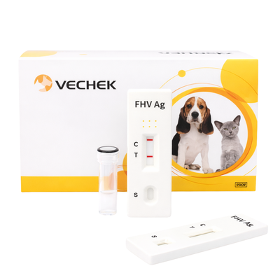 Prueba de Virus del Herpes Felino Vechek - Kit con 10 pruebas