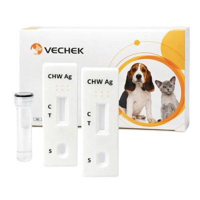 Prueba del Gusano del Corazón (chw Ag) Vechek - Kit con 10 pruebas