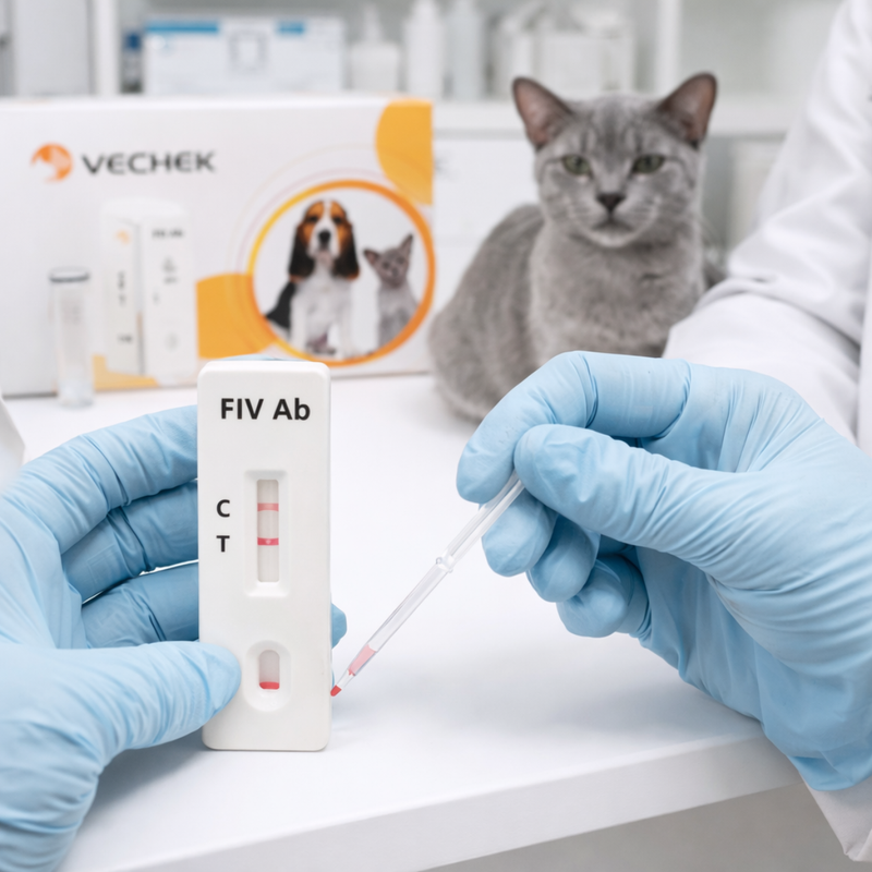 Cargue la imagen en el visor de la galería, Prueba del Virus de la Inmunodeficiencia Vechek - Kit con 10 pruebas
