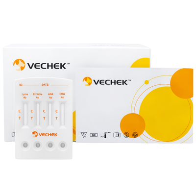 Prueba Hemoparásitos Cuádruple Vechek - Kit con 10 pruebas