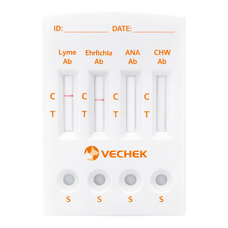Cargue la imagen en el visor de la galería, Prueba Hemoparásitos Cuádruple Vechek - Kit con 10 pruebas
