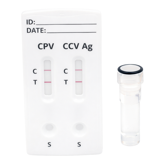 Prueba de Parvovirus y Coronavirus Vechek - Kit con 10 pruebas