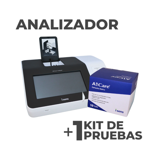 Analizador A1Care para Hemoglobina Glicosilada (HbA1c) y Albúmina-Creatinina (ACR) i-Sens