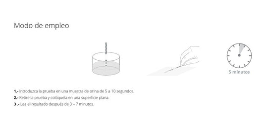 Prueba de Embarazo (HCG) Certum en Tira - Kit con 50 pruebas