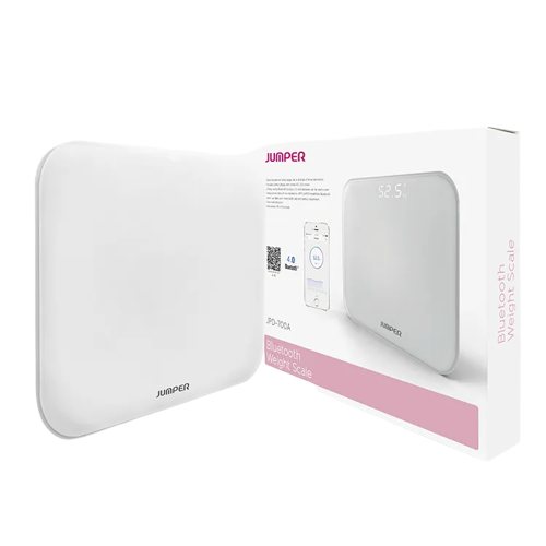 Báscula Jumper con Bluetooth e Indicador de Indice de Masa Corporal
