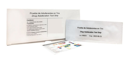Prueba UrineCheck 7 para Adulterantes en Orina - caja con 25 tiras