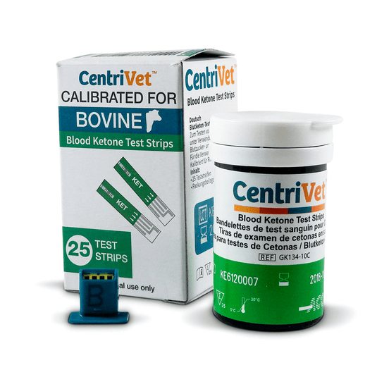 Tiras reactivas de Cetonas en Bovinos Centrivet GK - Kit con 25