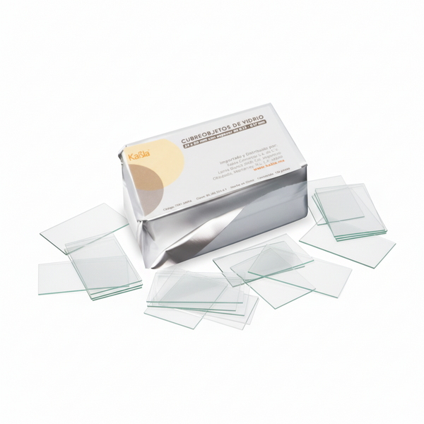 Cubreobjetos de vidrio de 24 x 50 mm Kabla - con 150 piezas