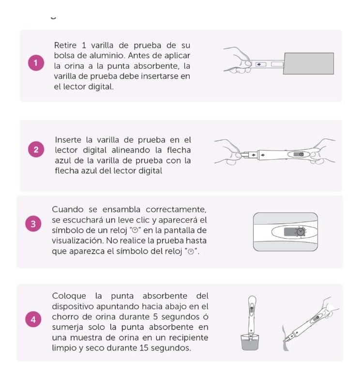Cargue la imagen en el visor de la galería, Predictor de Ovulación Digital Certum Home Test - Kit con 7
