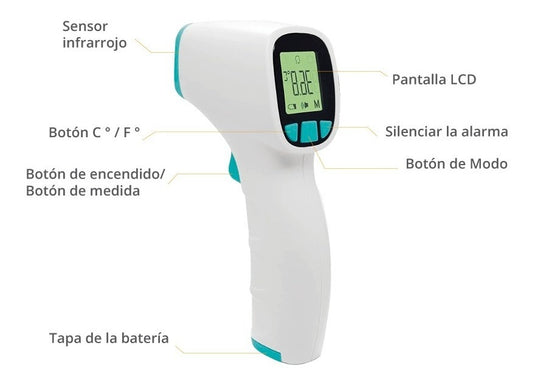 Termómetro Digital Frontal De Distancia Jpd-fr202 De Jumper