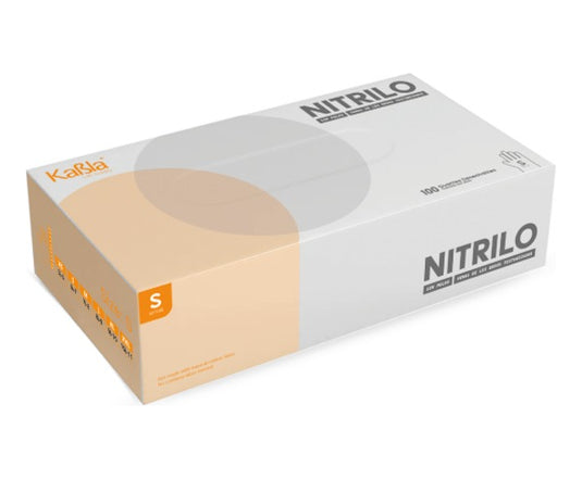 Guantes de Nitrilo Medianos Kabla - con 100 piezas