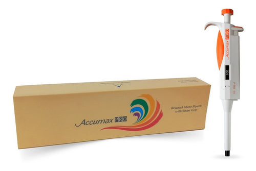 Micropipeta Accumax Pro de 1 canal y volumen de 10 a 100 ul