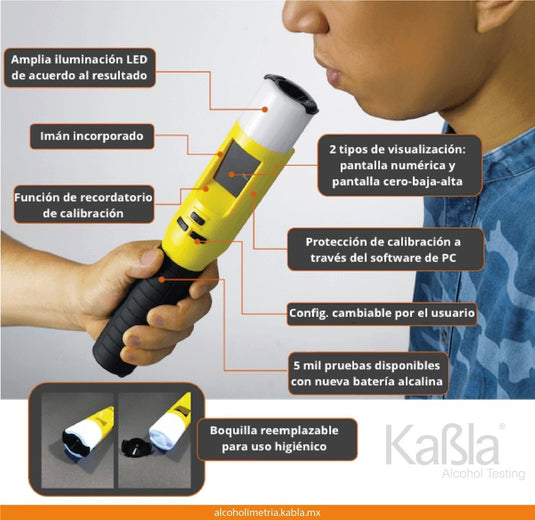 Alcoholímetro Iblow 10, Cero Tolerancia - Sentech