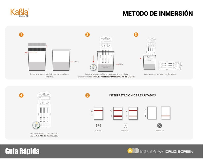 Cargue la imagen en el visor de la galería, Panel Instant-view Detecta 4 Drogas Amp/coc/mor/thc - Con 25
