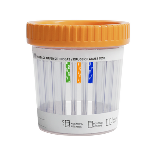 Frasco Simple Cup de 3 Parámetros (MET/COC/THC) Certum - Kit con 25