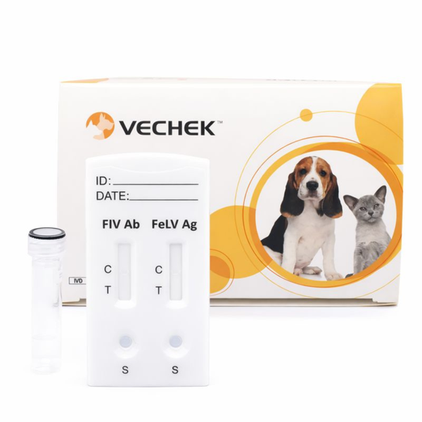 Prueba de Leucemia e Inmunodeficiencia Vechek - Kit con 10 pruebas
