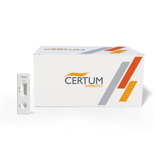 Prueba de Hepatitis B Certum - Kit con 40