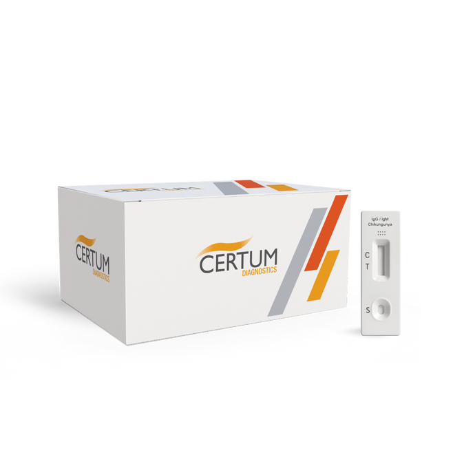 Prueba de Chikungunya Certum - Kit con 25