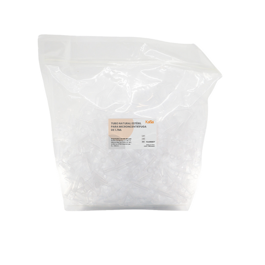 Tubos para Microcentrífuga de 1.7 mL, estériles Kabla - con 500 piezas