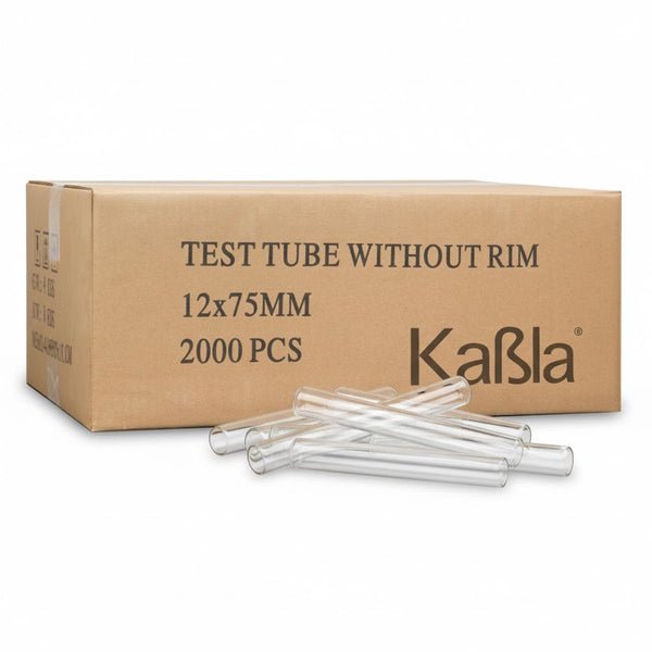 Tubos de ensayo de 12 x 75 mm Kabla - con 2000